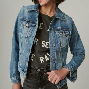 Lucky Brand Tomboy Denim Trucker Jacket